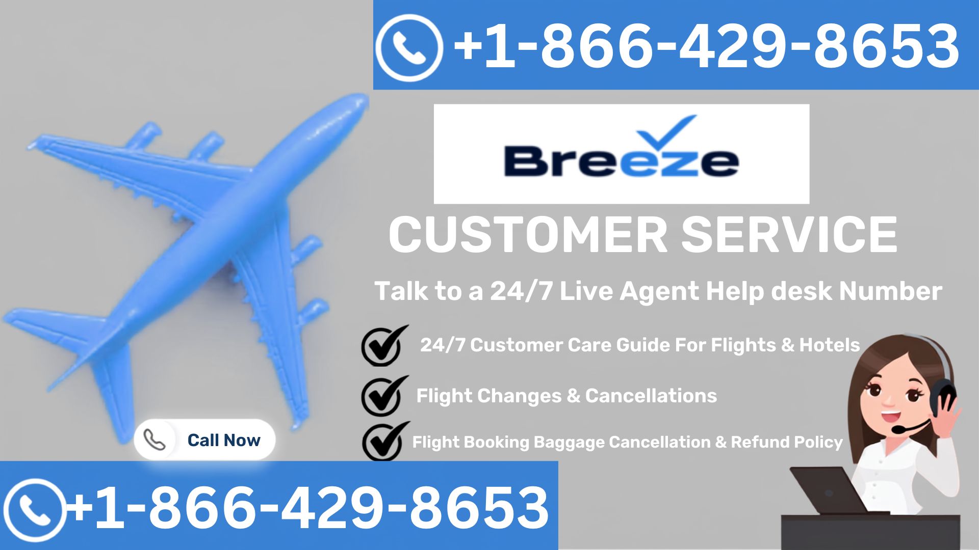How to Contact Breeze Airways Official Customer Service |Official 24/7 Live Helpline & Support Guide - YouTube
